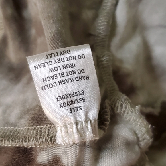 Spade & Heart tie dye cold shoulder dress large - Picture 10 of 14